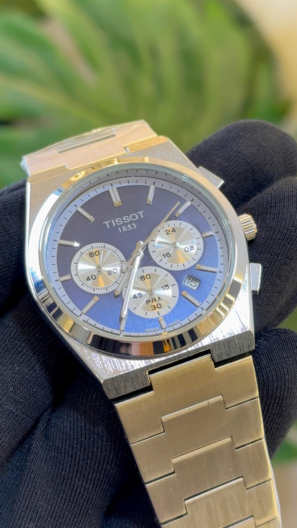 Tissot PRX all working blue dial