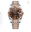 Seik o Datejust Dual Chocolate Dial Premium Sweep Watch