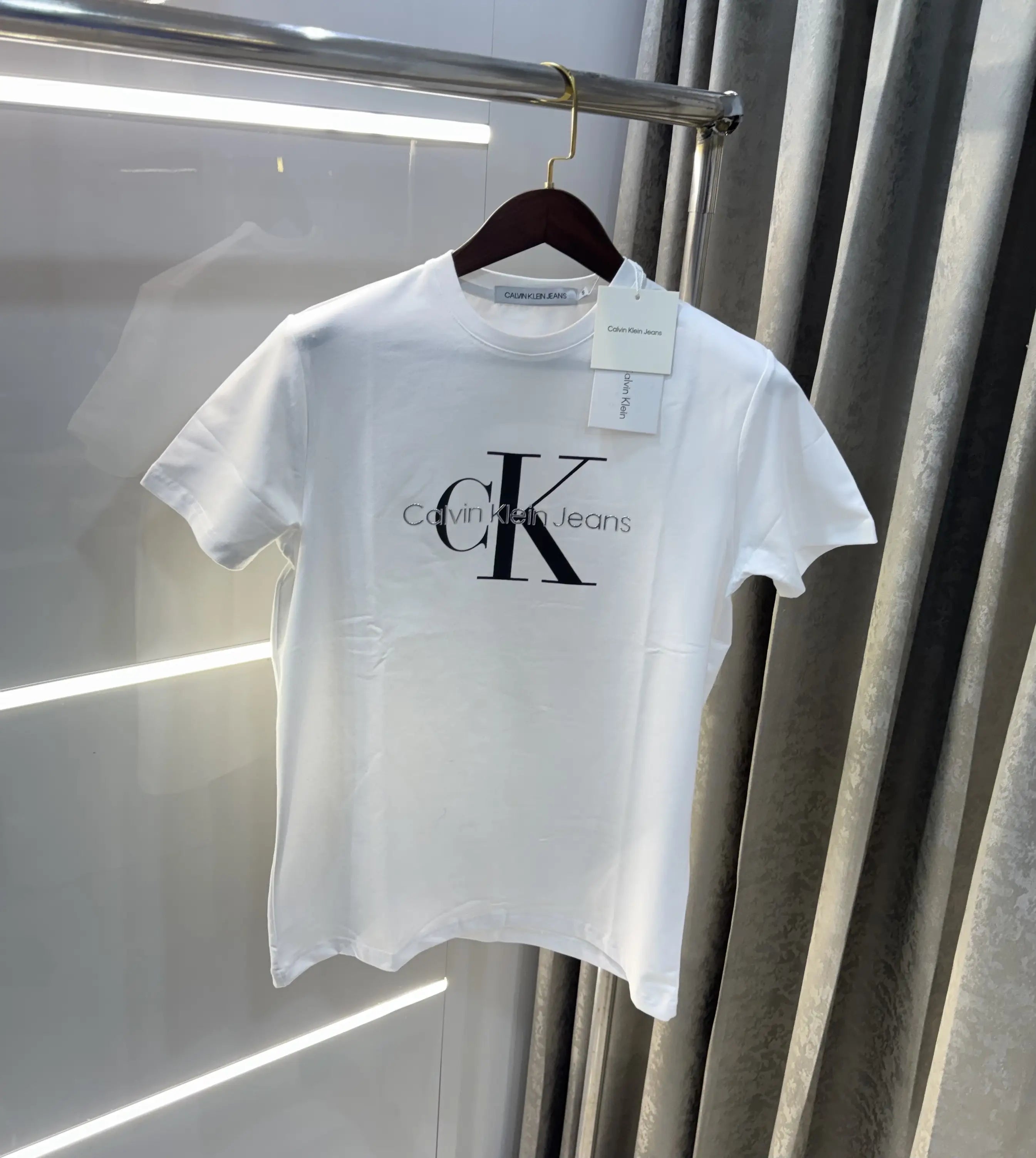 Calvin Klein White Logo Work Premium T-Shirt Main image