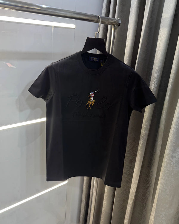 Ralph Lauren Black Logo Work Premium T-Shirt