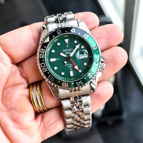 SEIKO_GMT_SILVER-GREEN