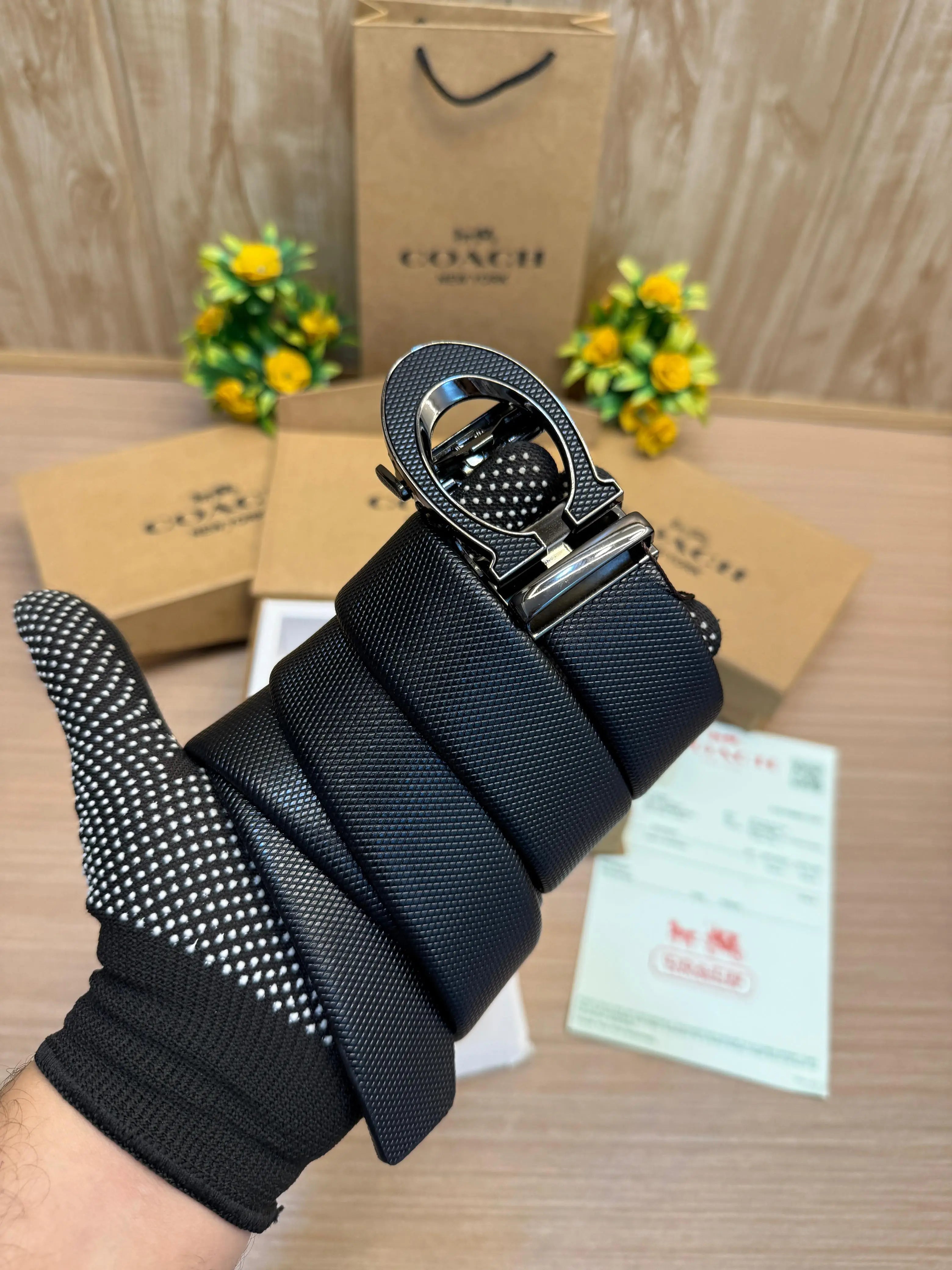 COACH_Premium_Belt_&_wallet_Combo_C450