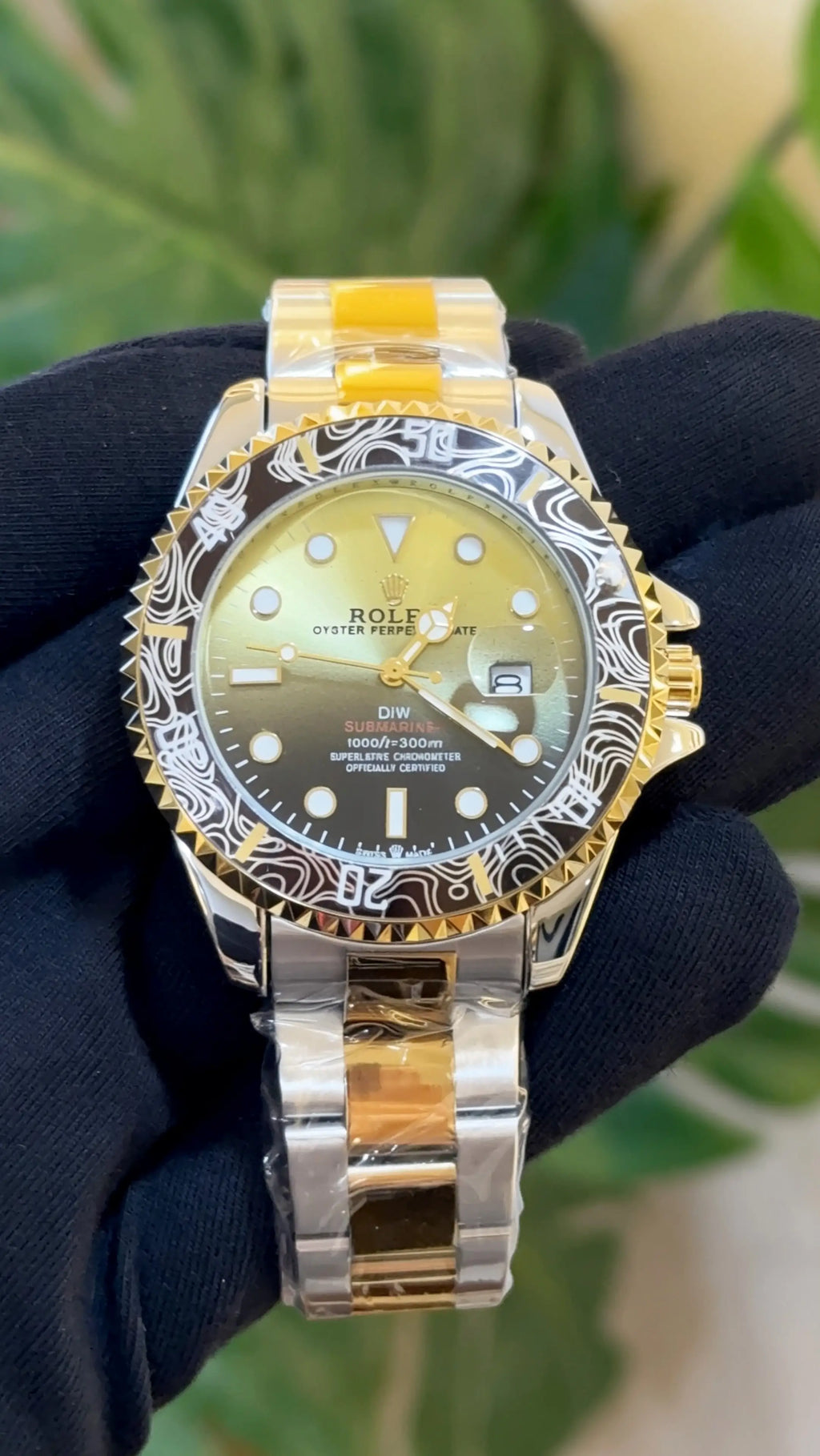 Rolex DiW Submariner heavy shift movement
