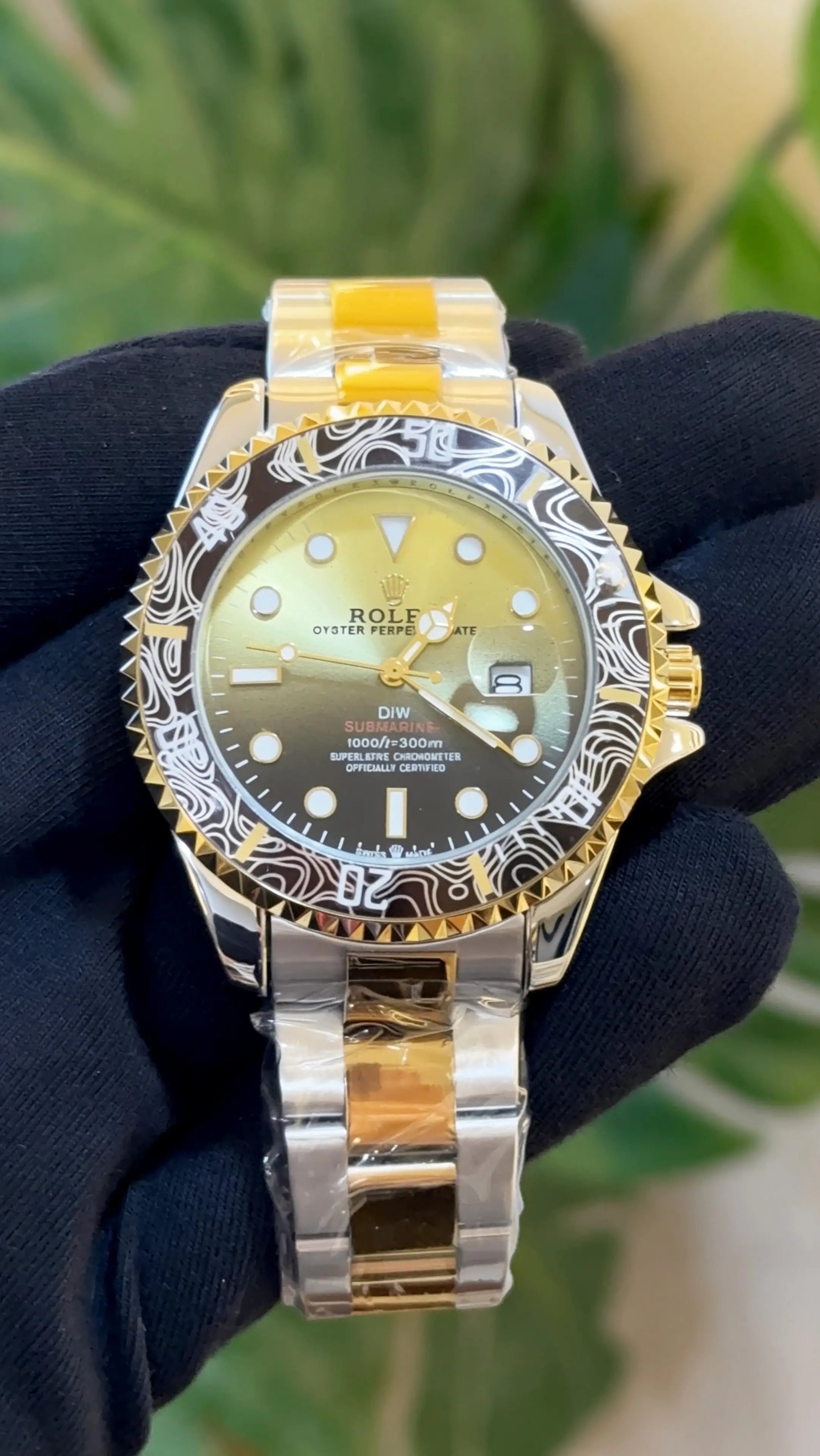 Rolex DiW Submariner heavy shift movement