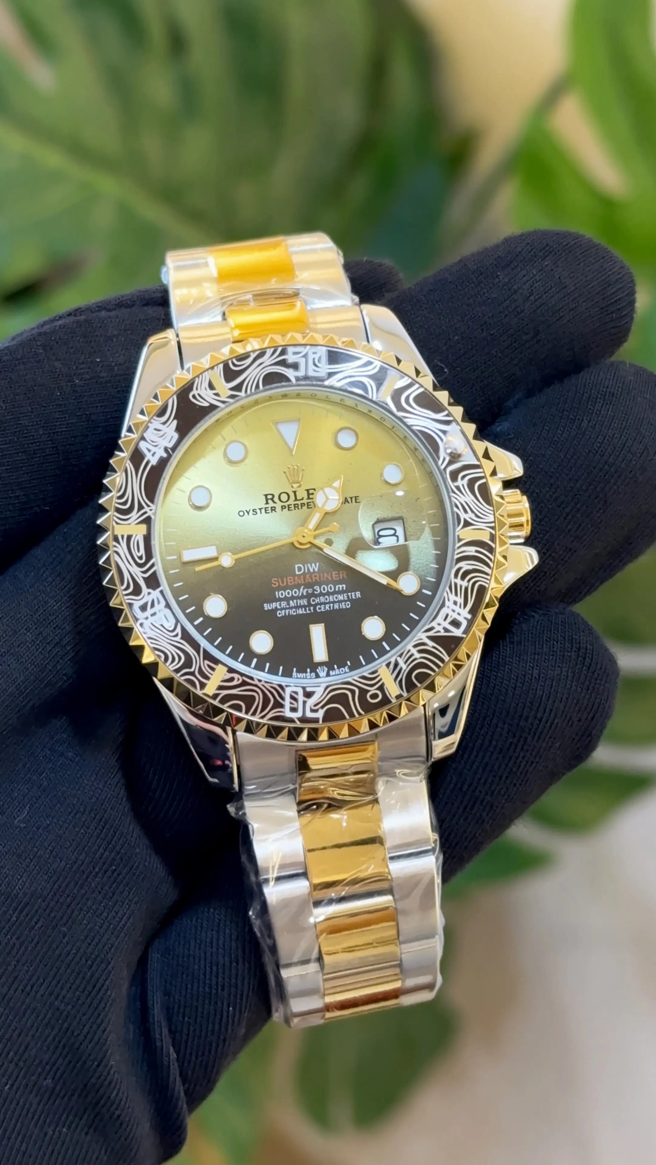 Rolex DiW Submariner heavy shift movement