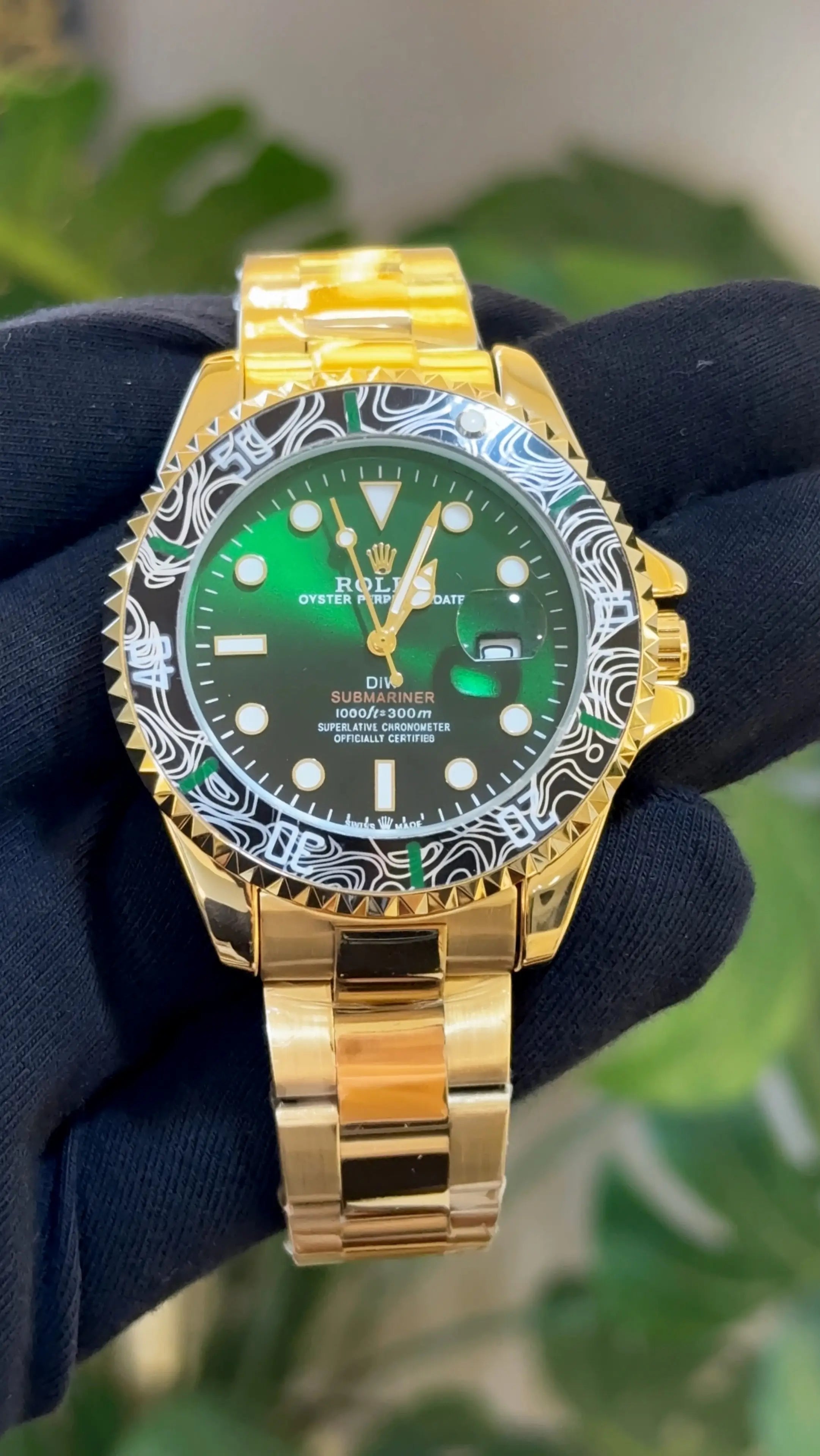 Rolex DiW Submariner heavy shift movement
