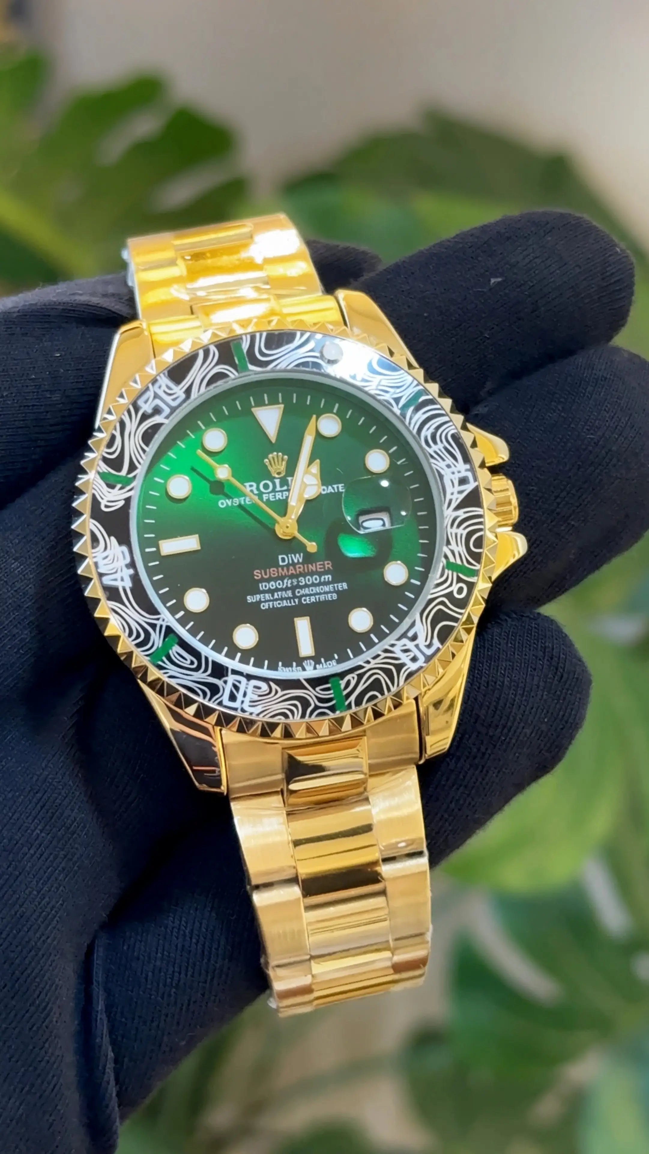 Rolex DiW Submariner heavy shift movement