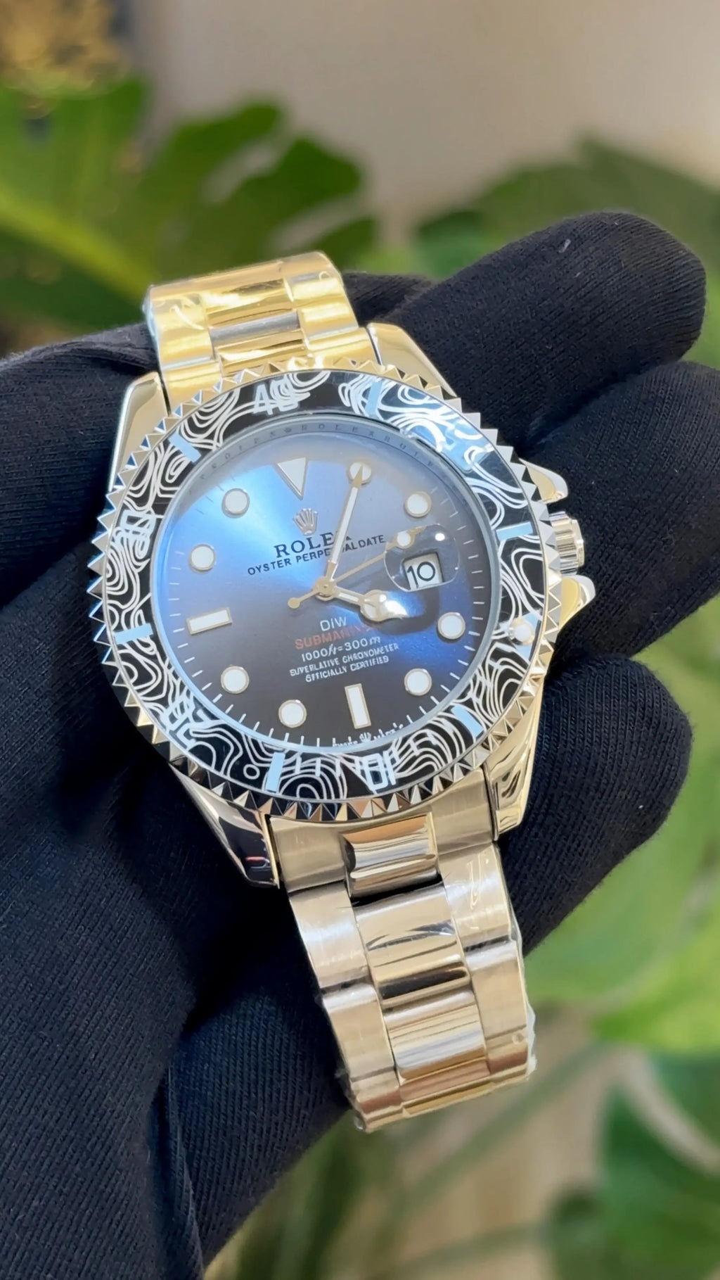 Rolex DiW Submariner heavy shift movement