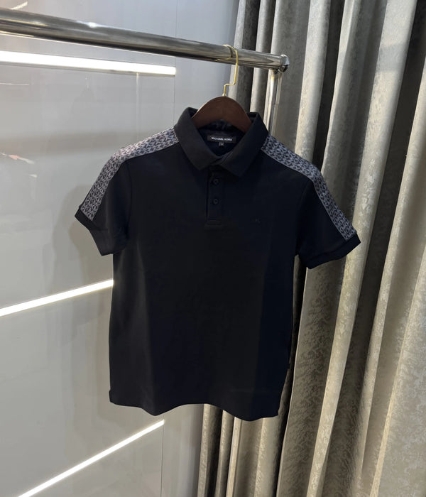 Michael Kors Black Premium Polo T-shirt