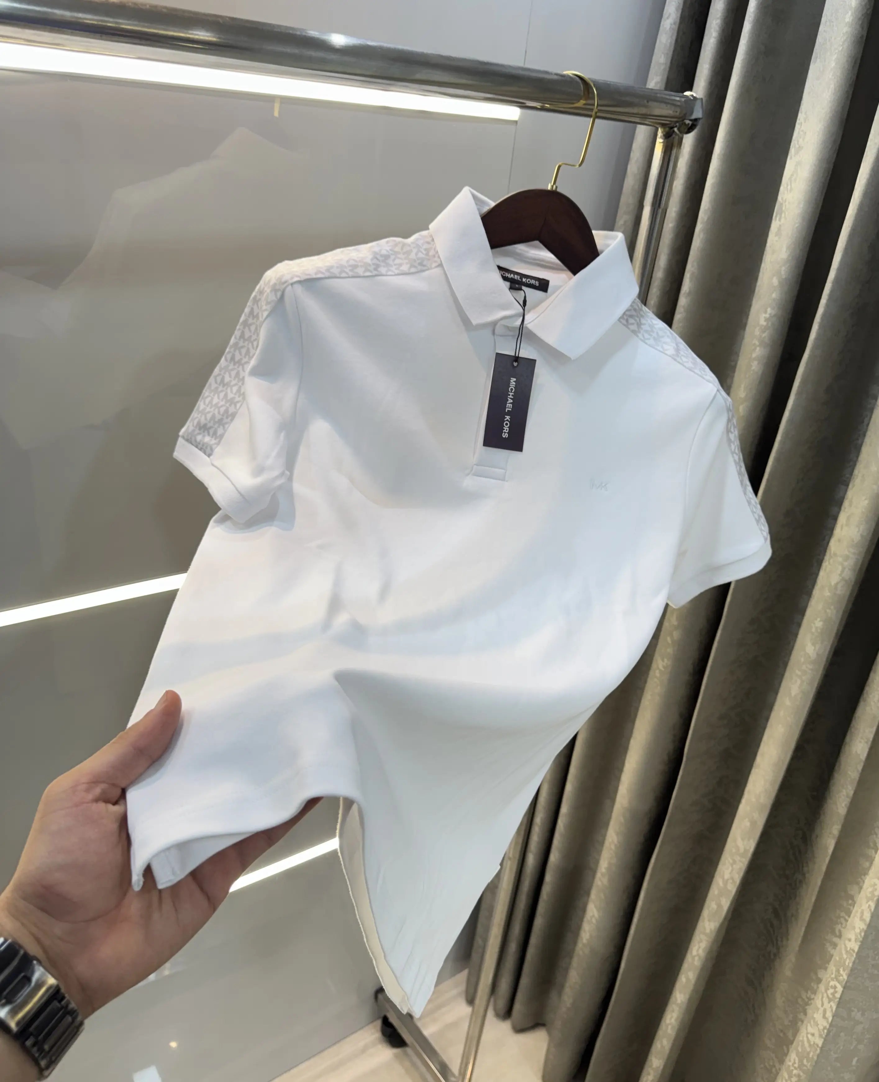 Michae l Kors White Premium Polo T-shirt Main image
