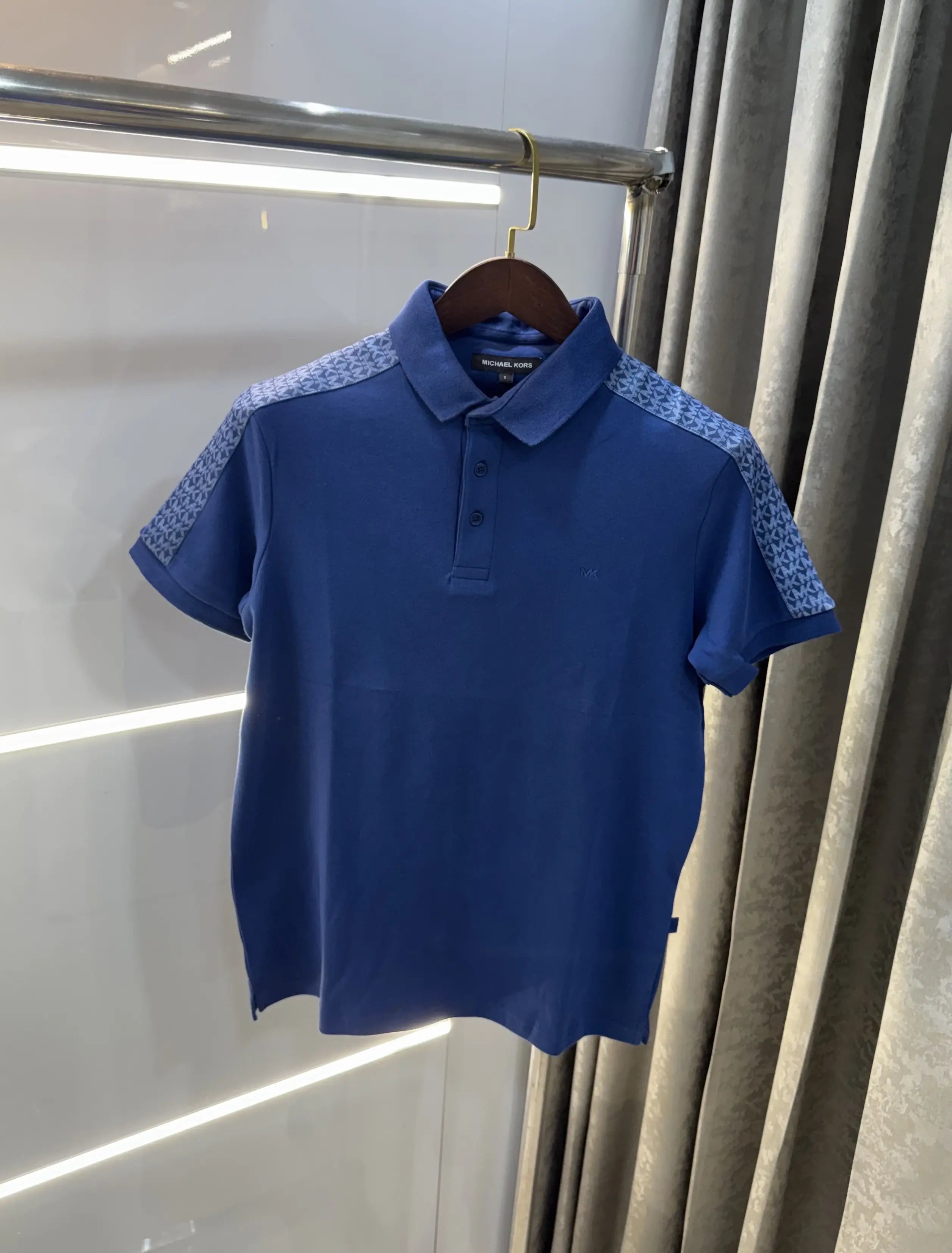Michael Kors Petrol Blue Premium Polo T-shirt Secondary image