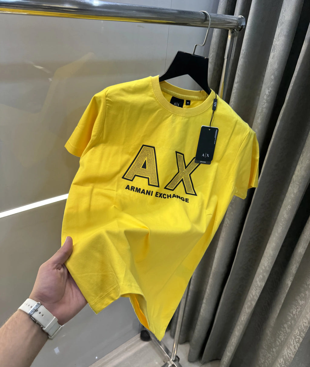 Arman i Exchange Yellow Logo Work Premium T-Shirt