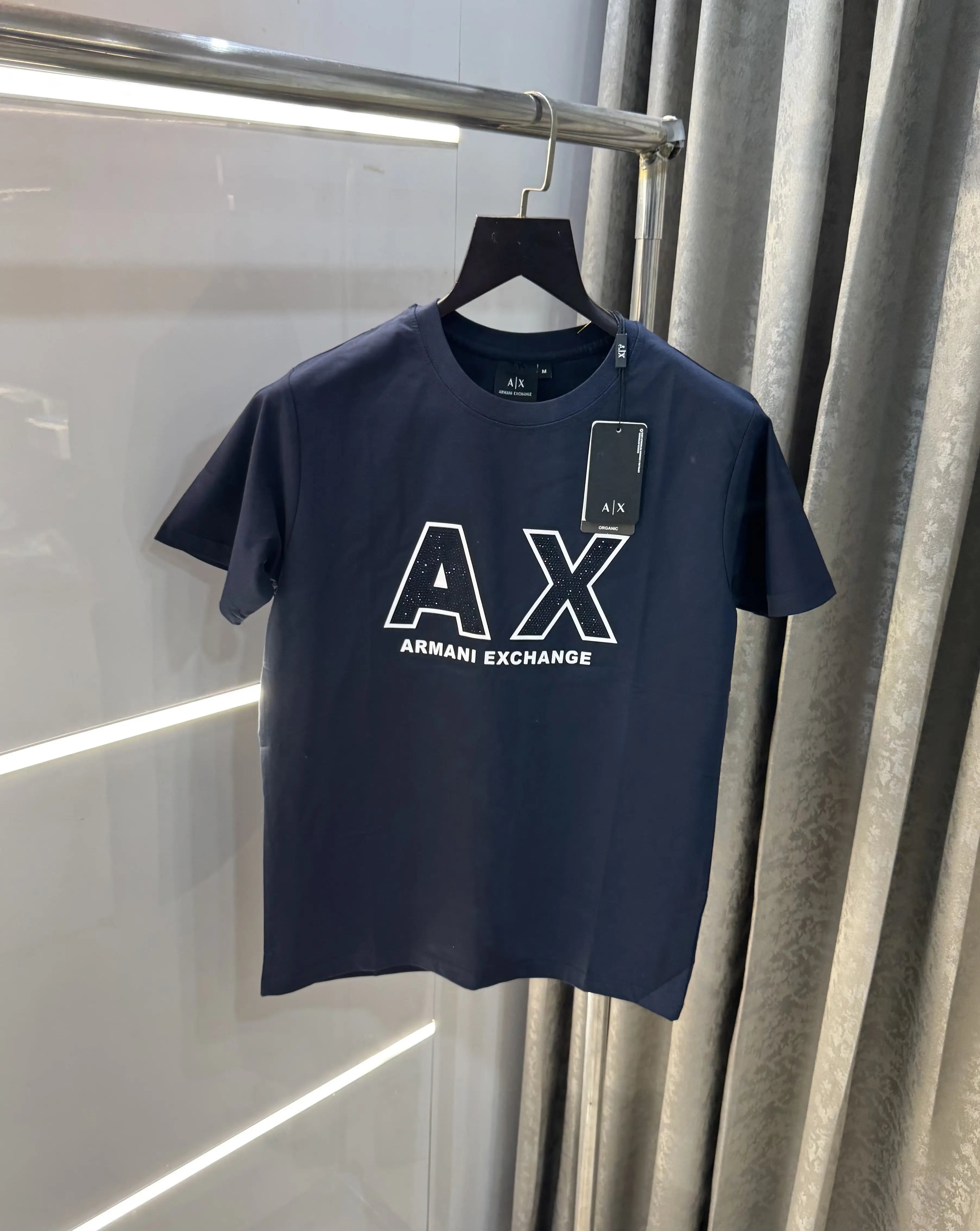 Arman i Exchange Navy Blue Logo Work Premium T-Shirt Main image