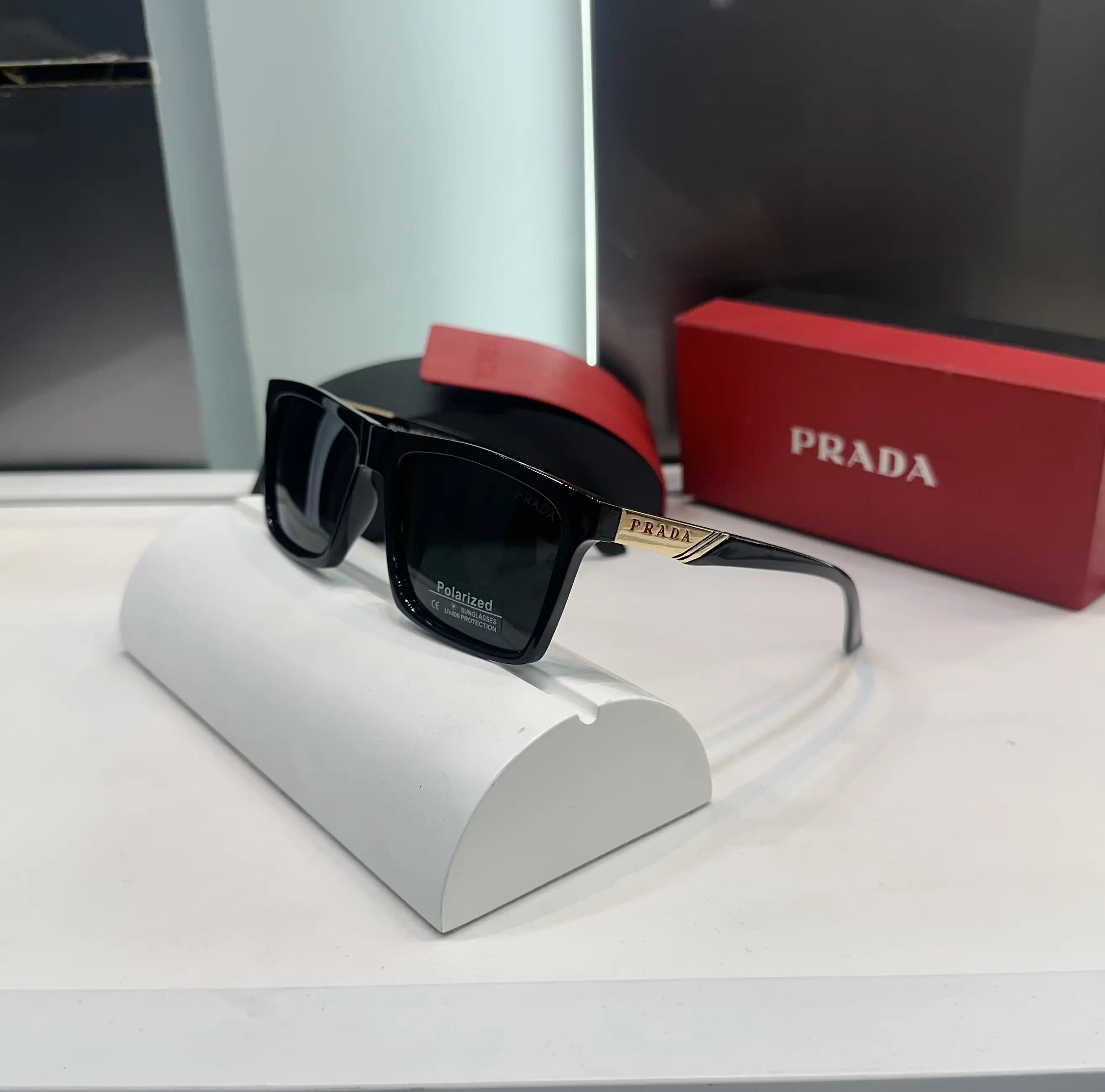 Prada Gold Black Gloss Premium Shades 2007