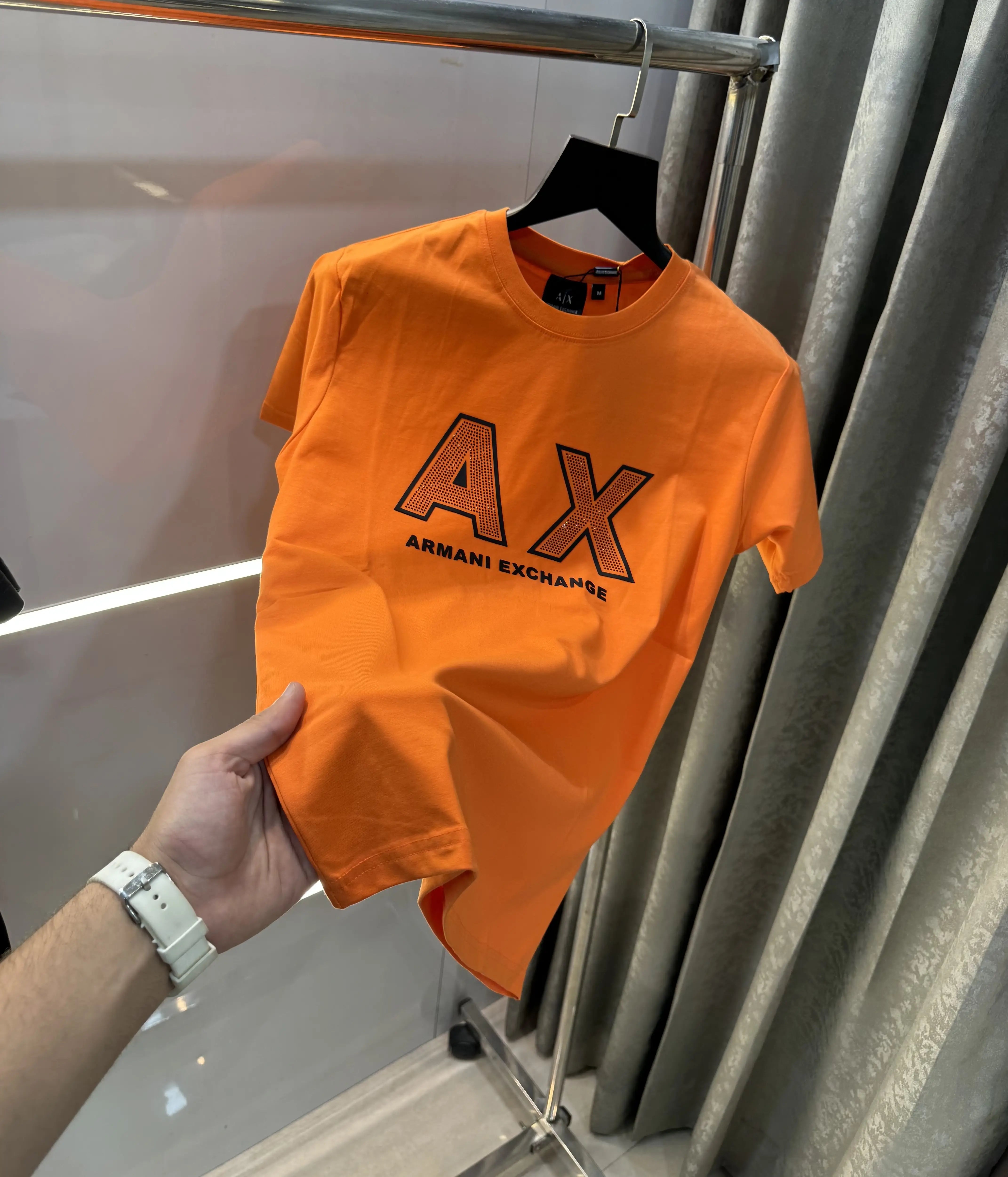 Arman i Exchange Orange Logo Work Premium T-Shirt Secondary image