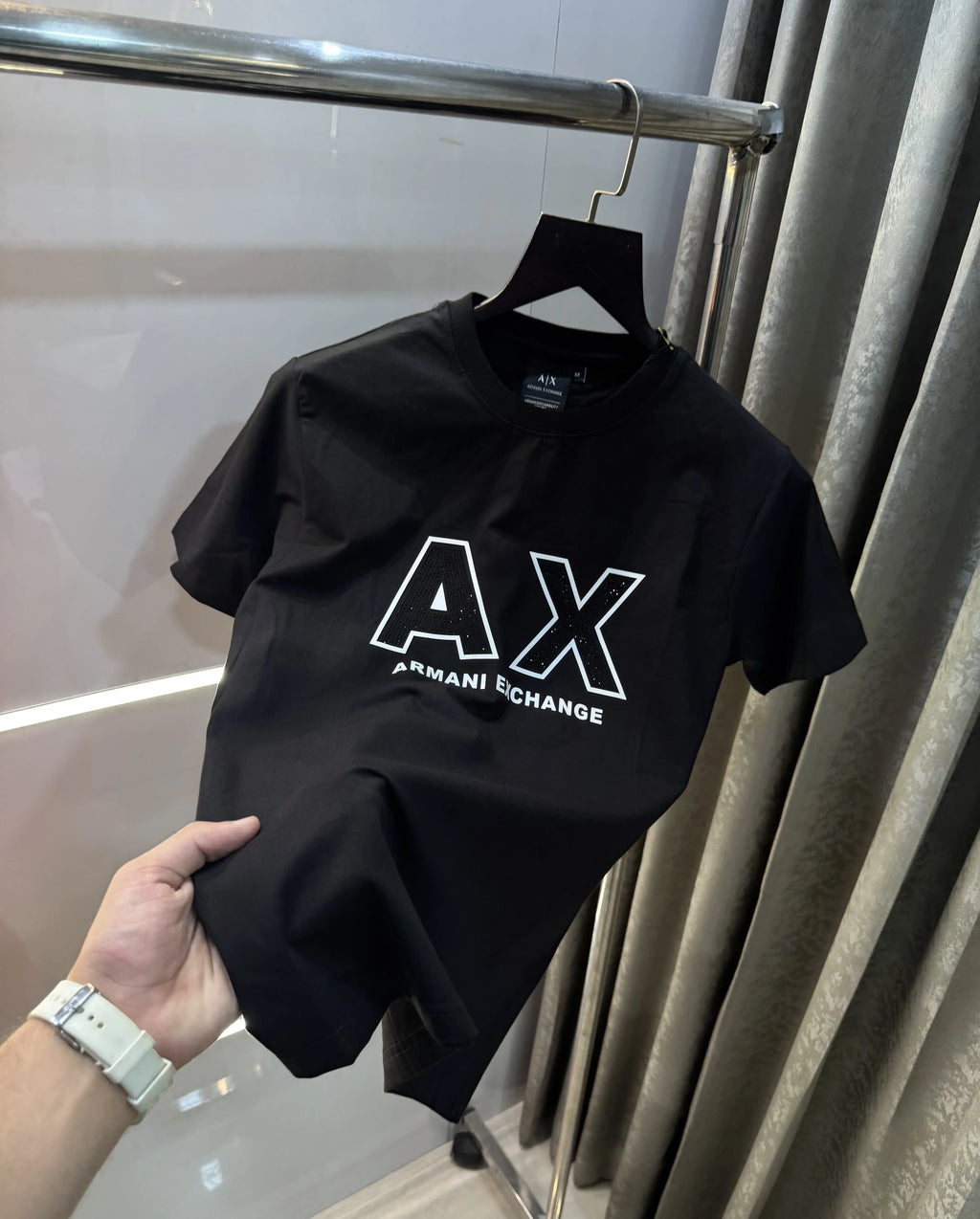 Arman i Exchange Black Logo Work Premium T-Shirt