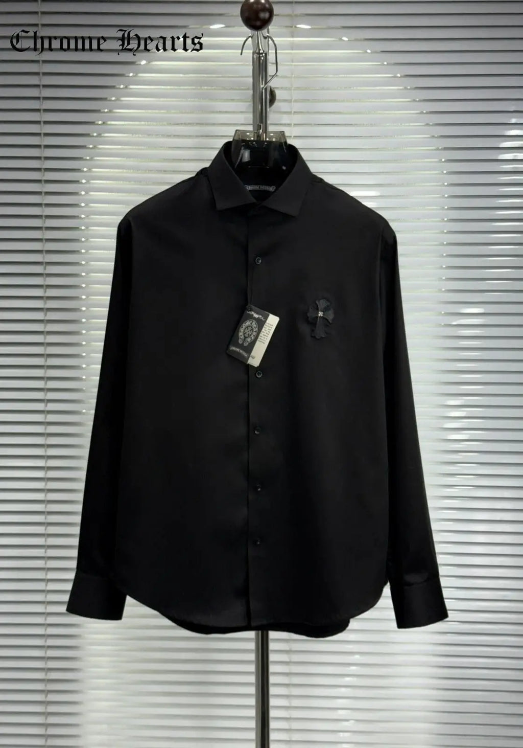 Chrome Hearts Black Logo Work Premium Shirt