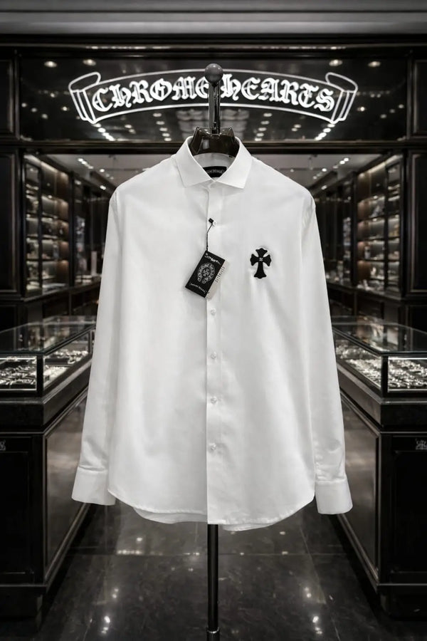 Chrome Hearts white Logo Work Premium Shirt
