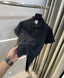 Zar a Black Premium Knitted Polo T-Shirt