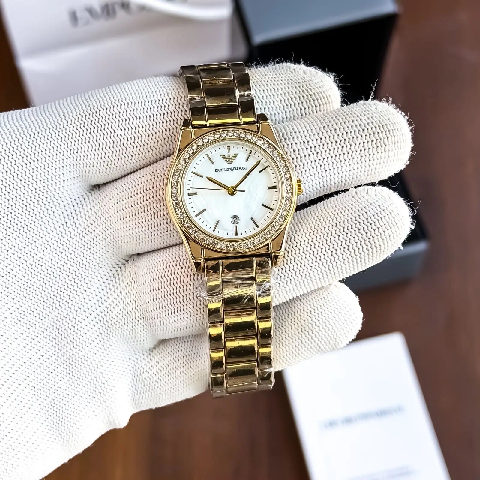 ARMANI_LADIES_GOLD-WHITE