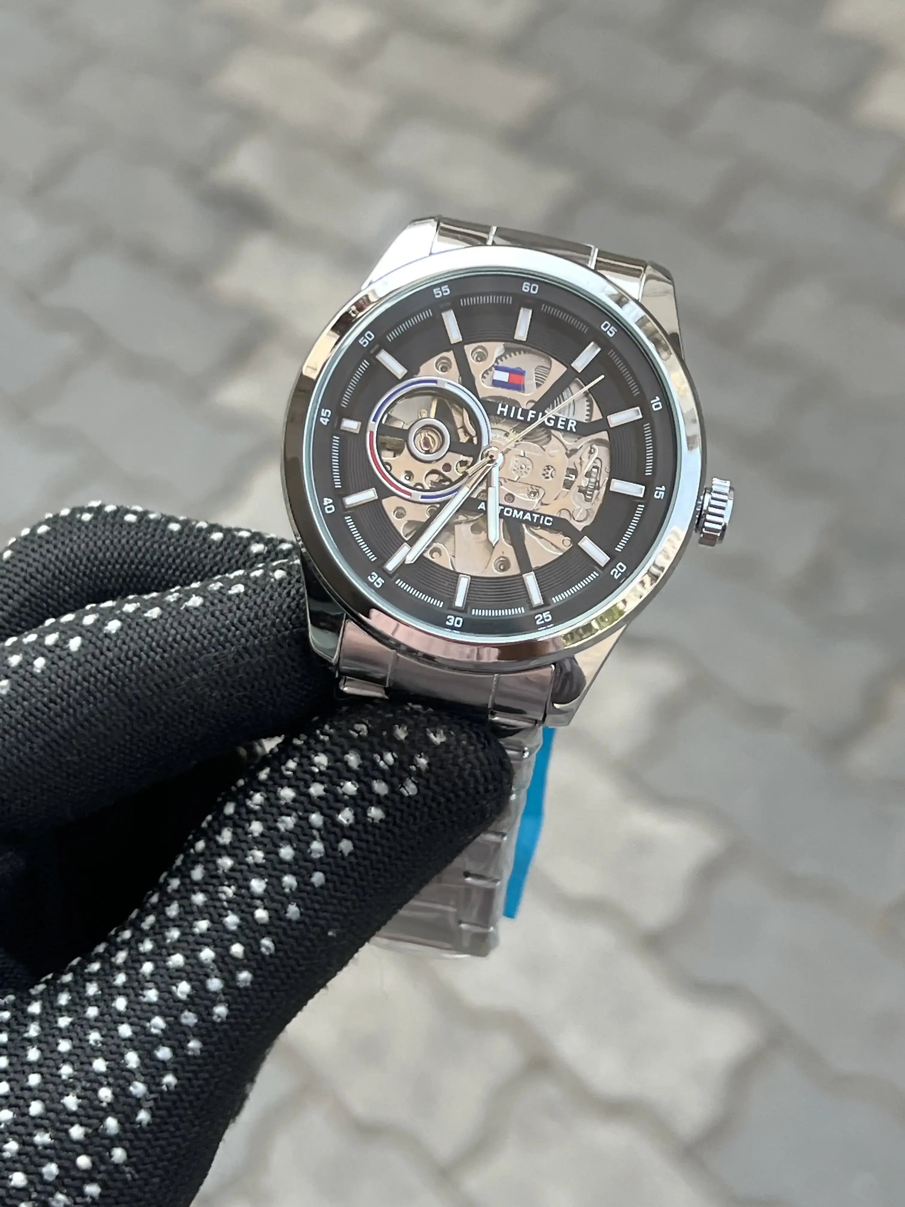 Tommy_hilfiger Automatic Silver Black