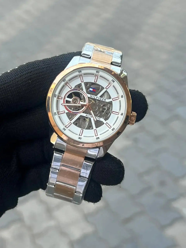 Tomm_y Hilfiger Automatic Two Tone White