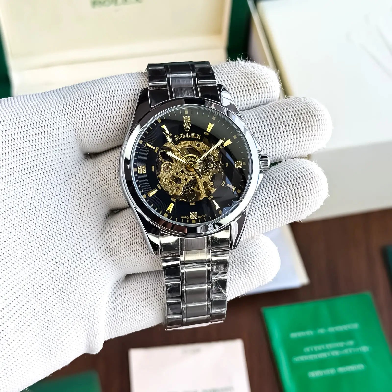 Role_x Automatic Silver Black