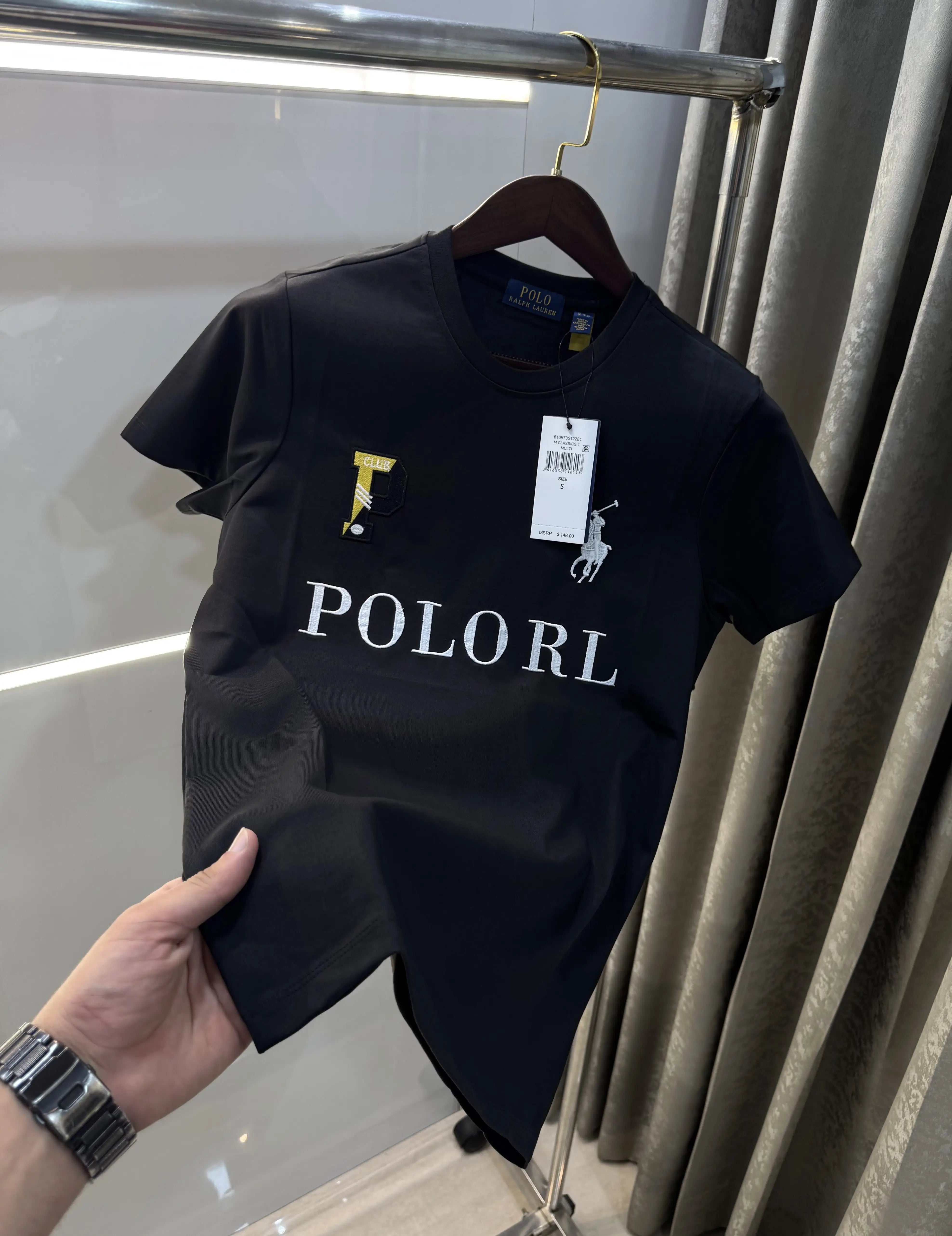Ralph Lauren Black Logo Work Premium T-Shirt Main image