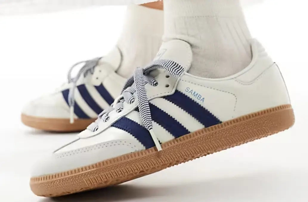 Adidas Samba Off White Navy Blue Secondary image