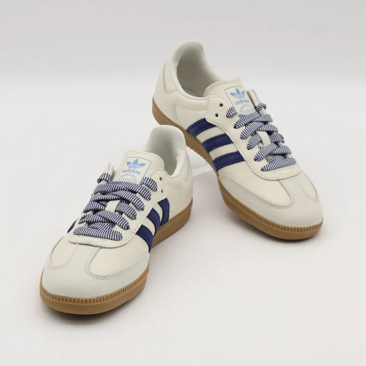 Adidas Samba Off White Navy Blue