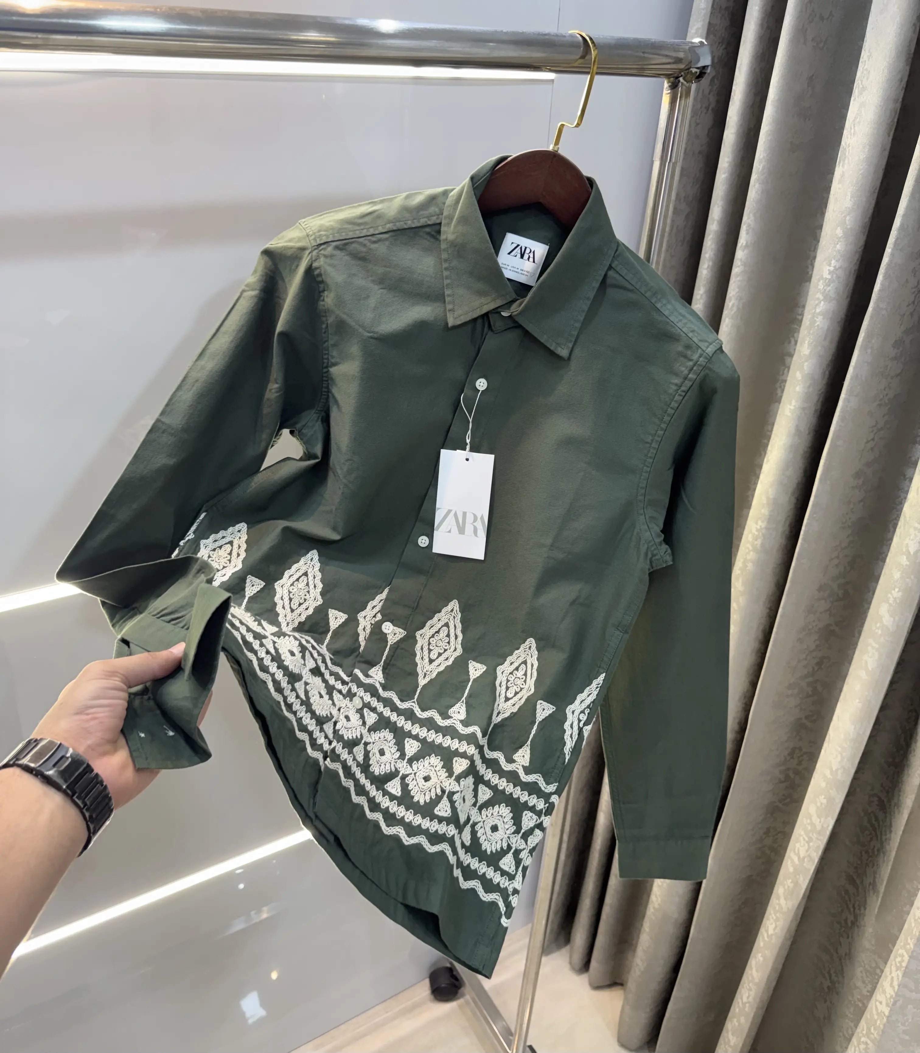 Zar a Olive Designer Premium Shirt Secondary image