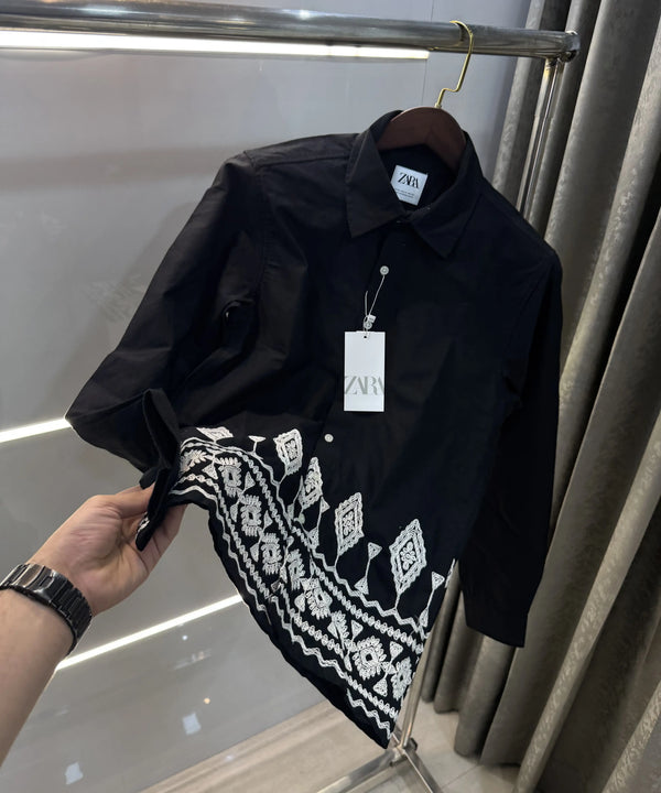 Zar a Black Designer Premium Shirt