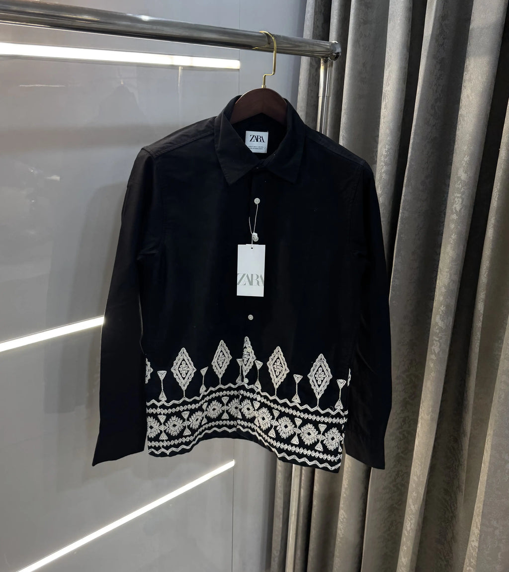 Zar a Black Designer Premium Shirt