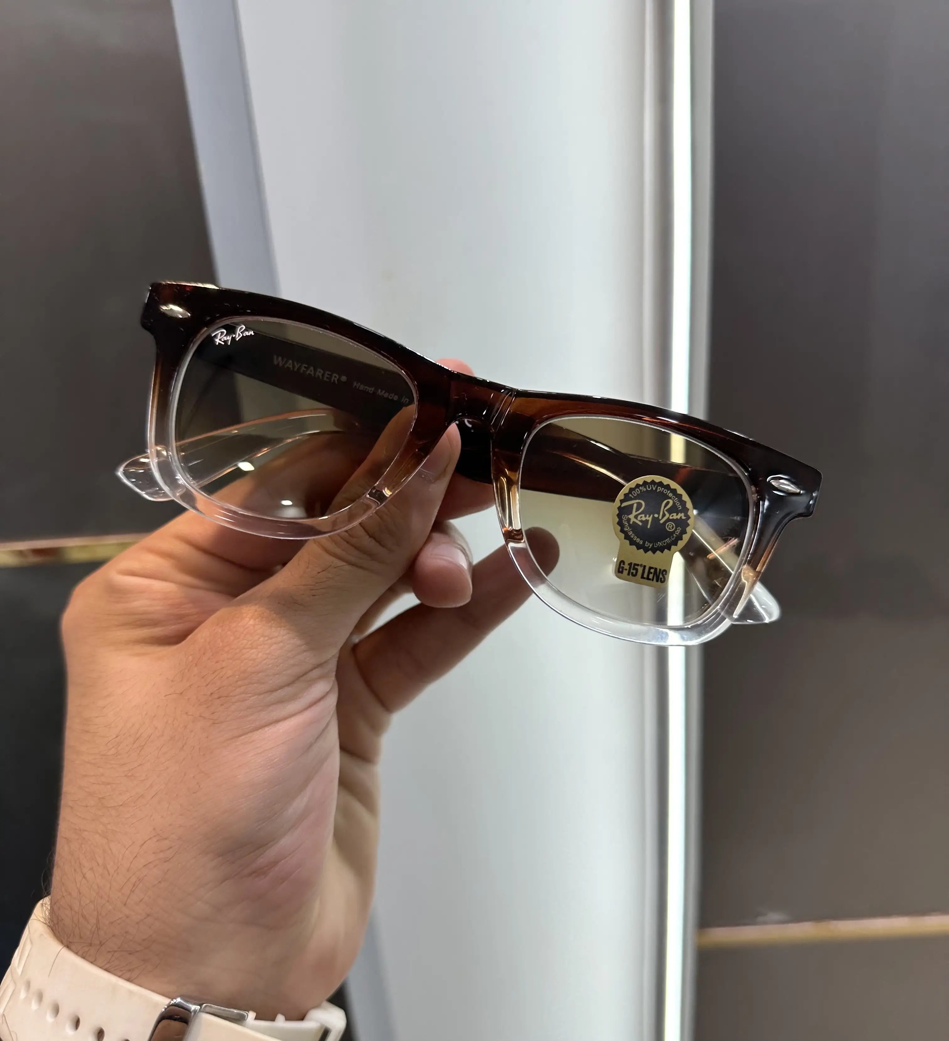 Ray Ban Ice Brown Premium Shades 2140 Secondary image