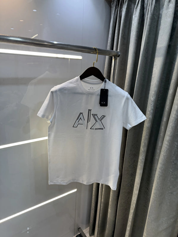 Arman i Exchange White Logo Print Imported T-Shirt