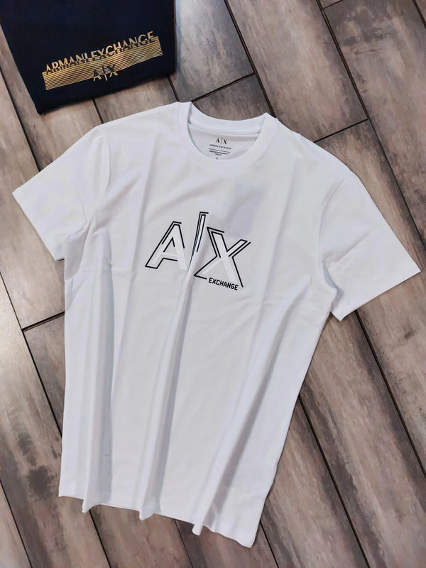 Arman i Exchange White Logo Print Imported T-Shirt