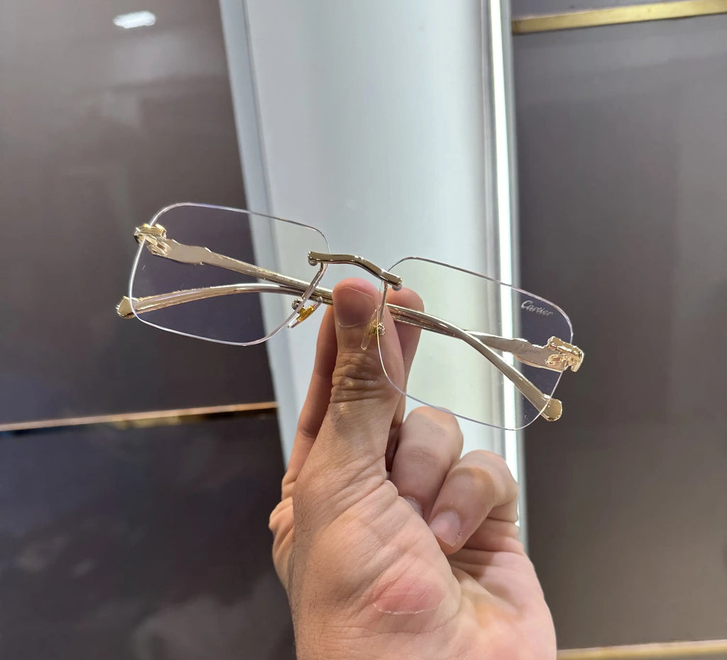 Cartier Jaguar Gold Premium Glasses 3080