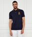 Ralph Lauren Blue Embroidery Logo Premium Polo T-Shirt
