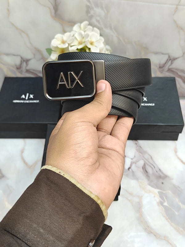 AX ARMANI EXCHANGE PREMIUM QUALITY REVERSEABLE BELT WITH OG BOX