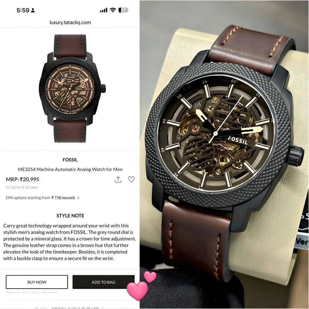 Fossil ME3080 modern machine