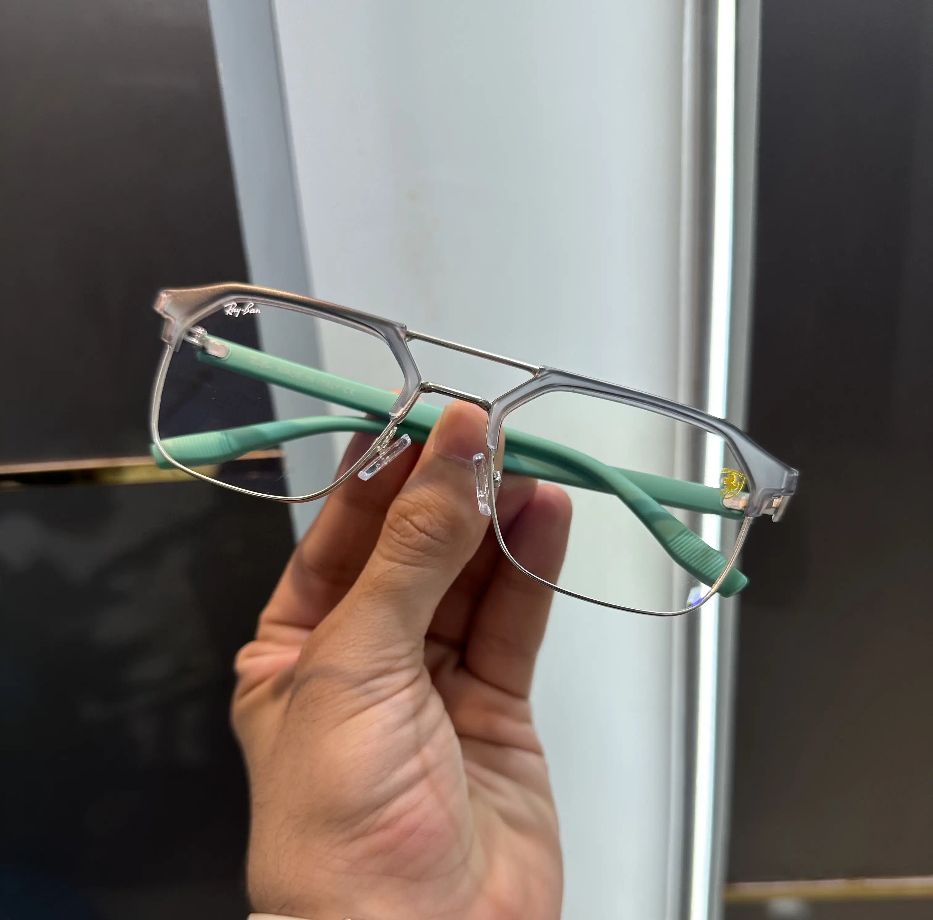 Rayban Ferrar i Grey Green Premium Glasses 04