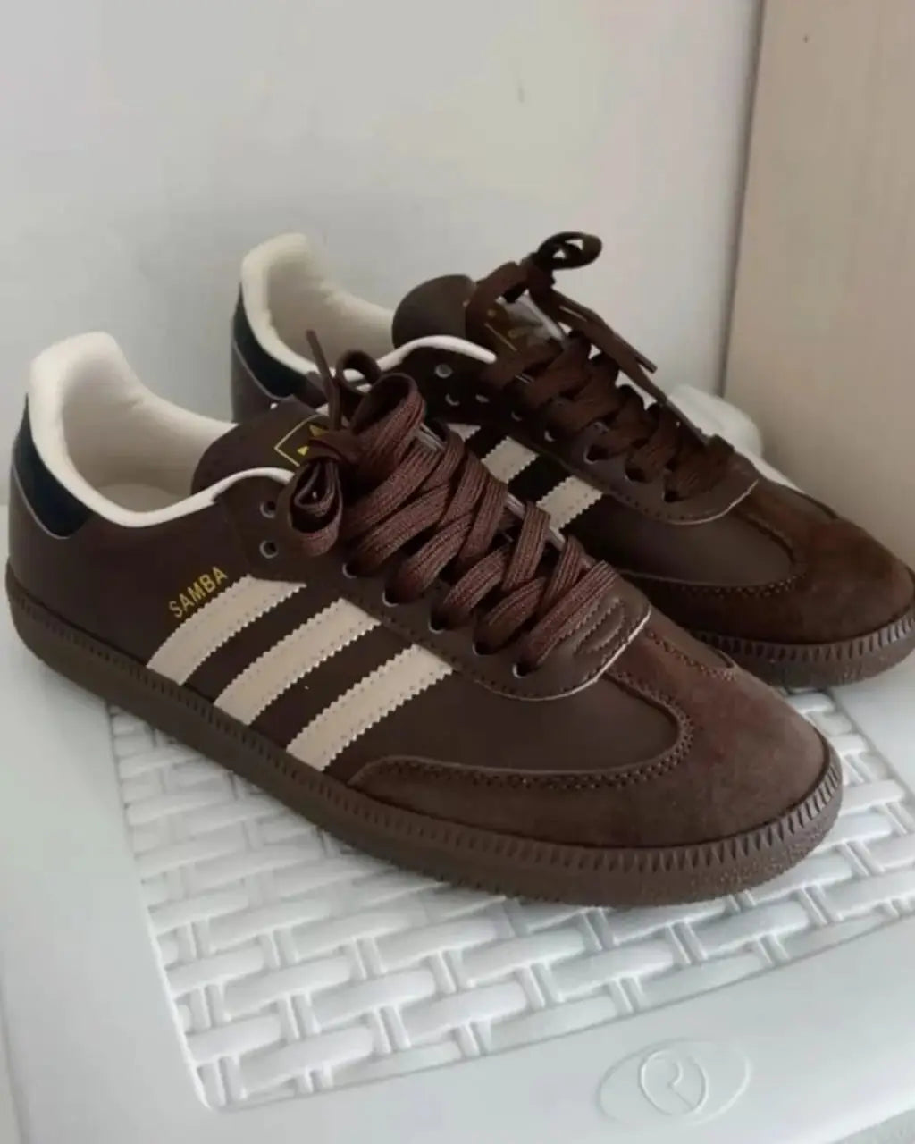 Adidas Samba Og DARK BROWN BEIGE GUM (FIX)
