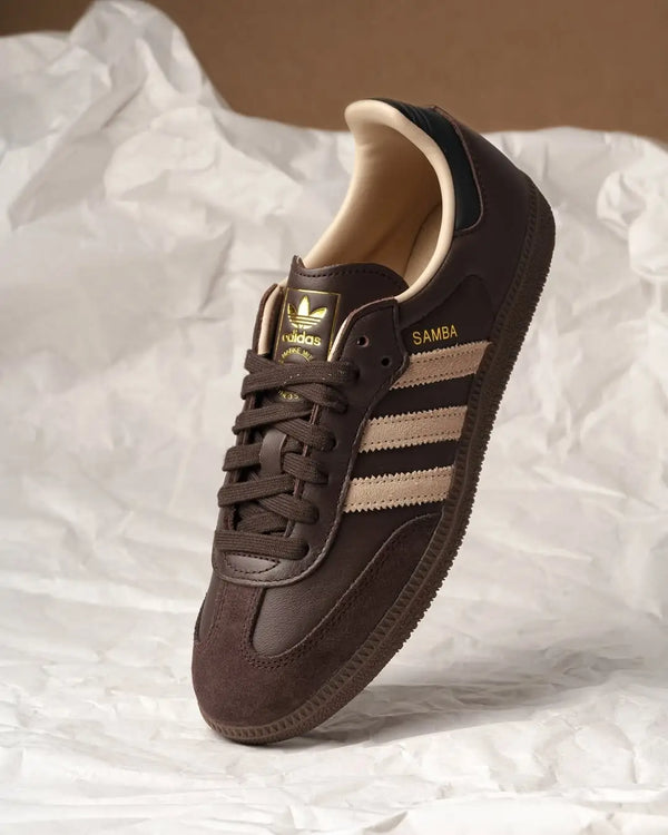 Adidas Samba Og DARK BROWN BEIGE GUM (FIX)