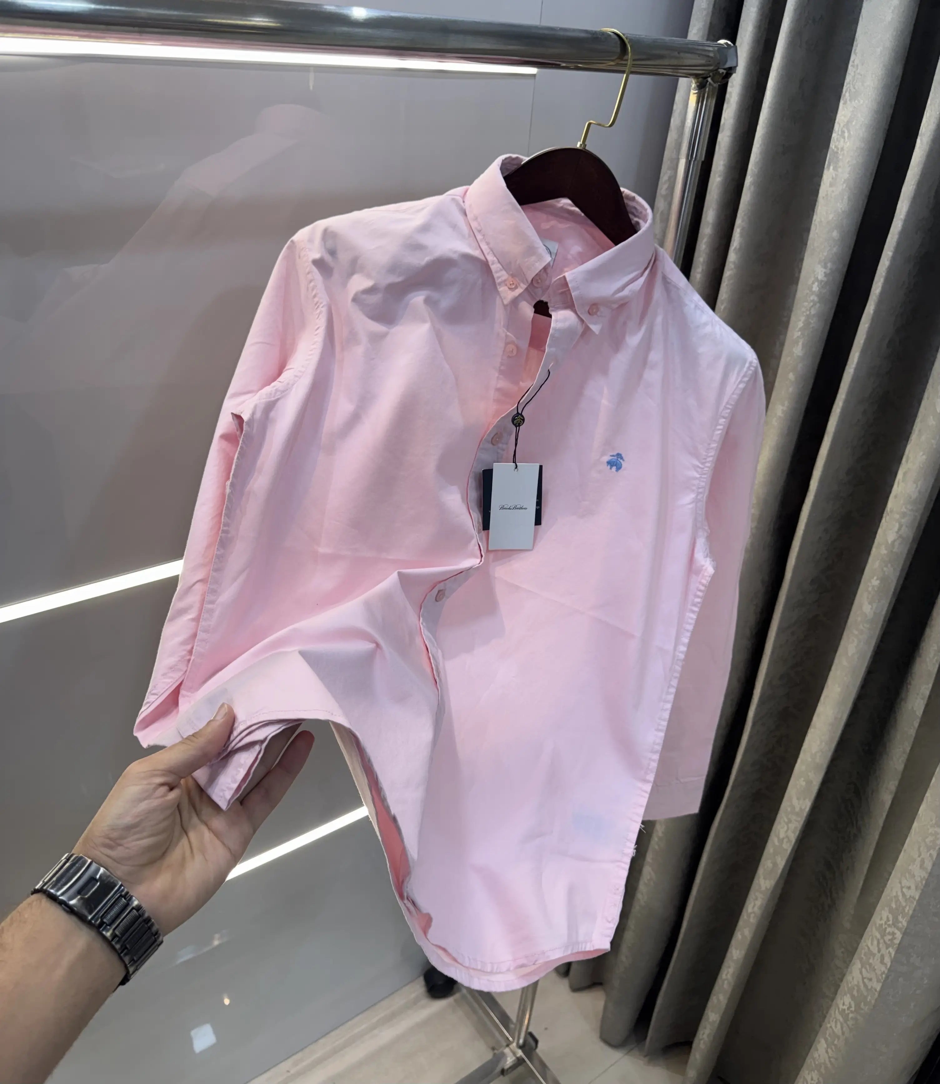 Brooks Brother Pink Oxford Premium Shirt