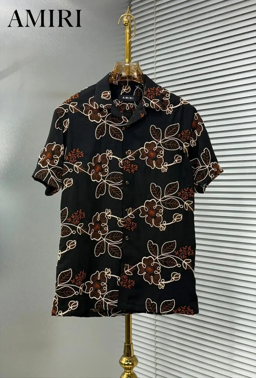 Amiri Black Designer Premium Shirt
