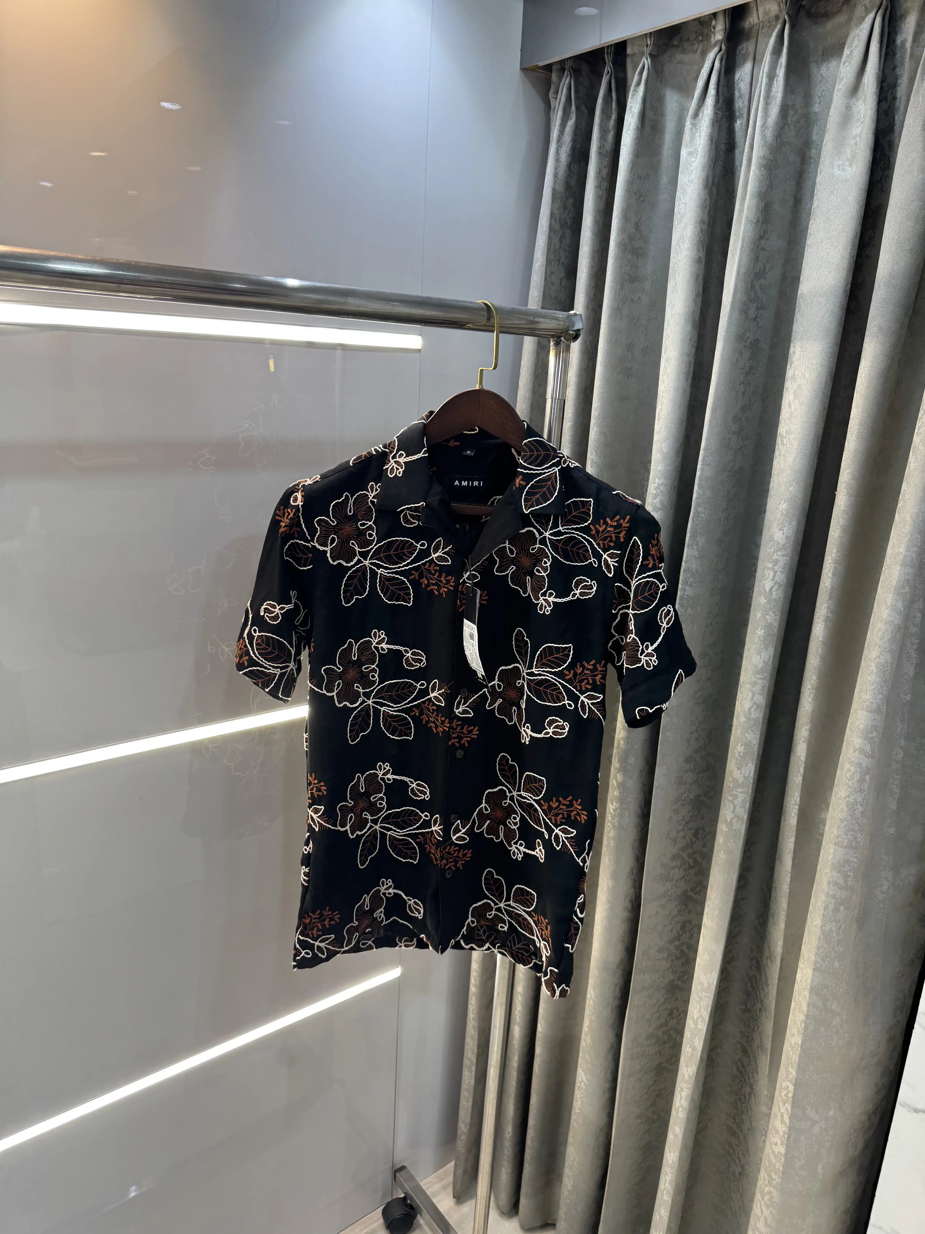 Amiri Black Designer Premium Shirt