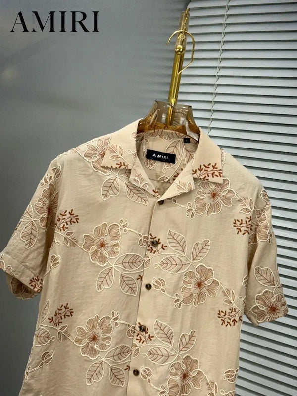 Amiri Cream Designer Premium Shirt
