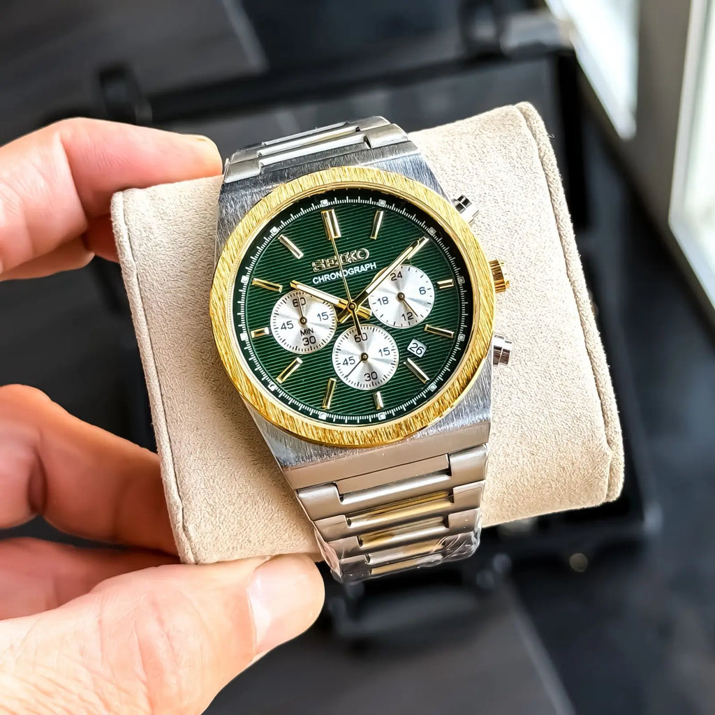 SEIKO_GOLD_TT_GREEN