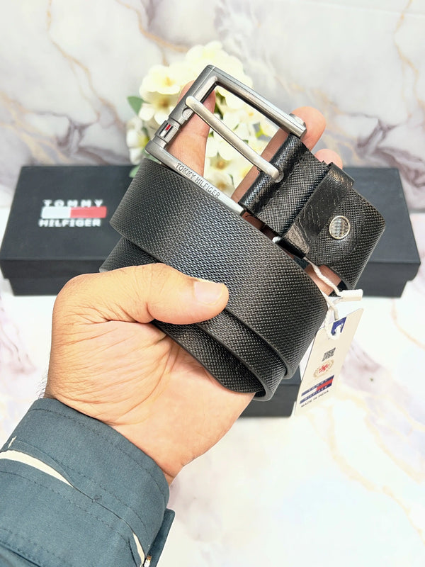 TOMMY PREMIUM QUALITY IMP LEATHER BELT WITH OG BOX TM-911