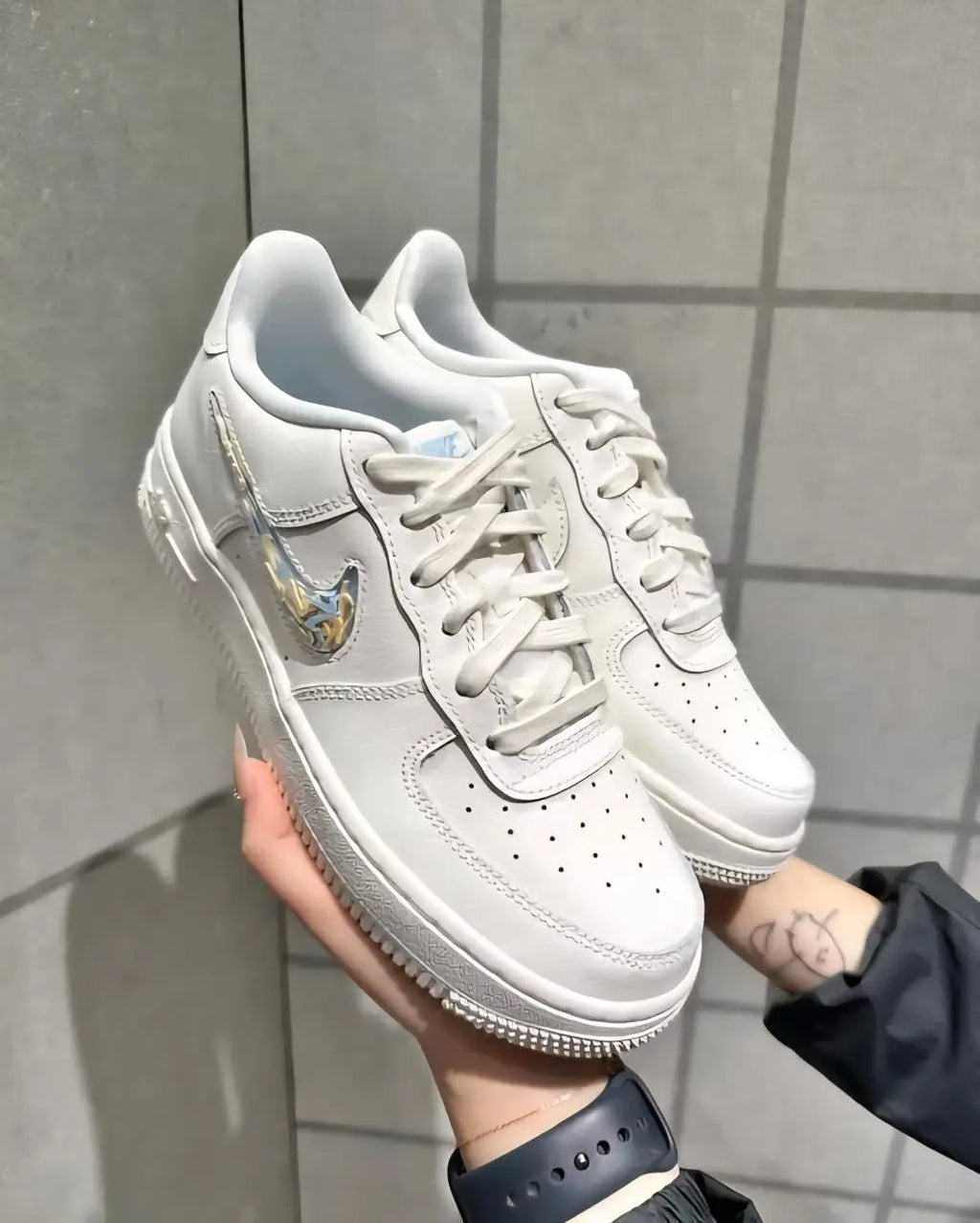 Nike AIRFORCE 1 LV8 3 SAIL CELESTINE BLUE YELLOW